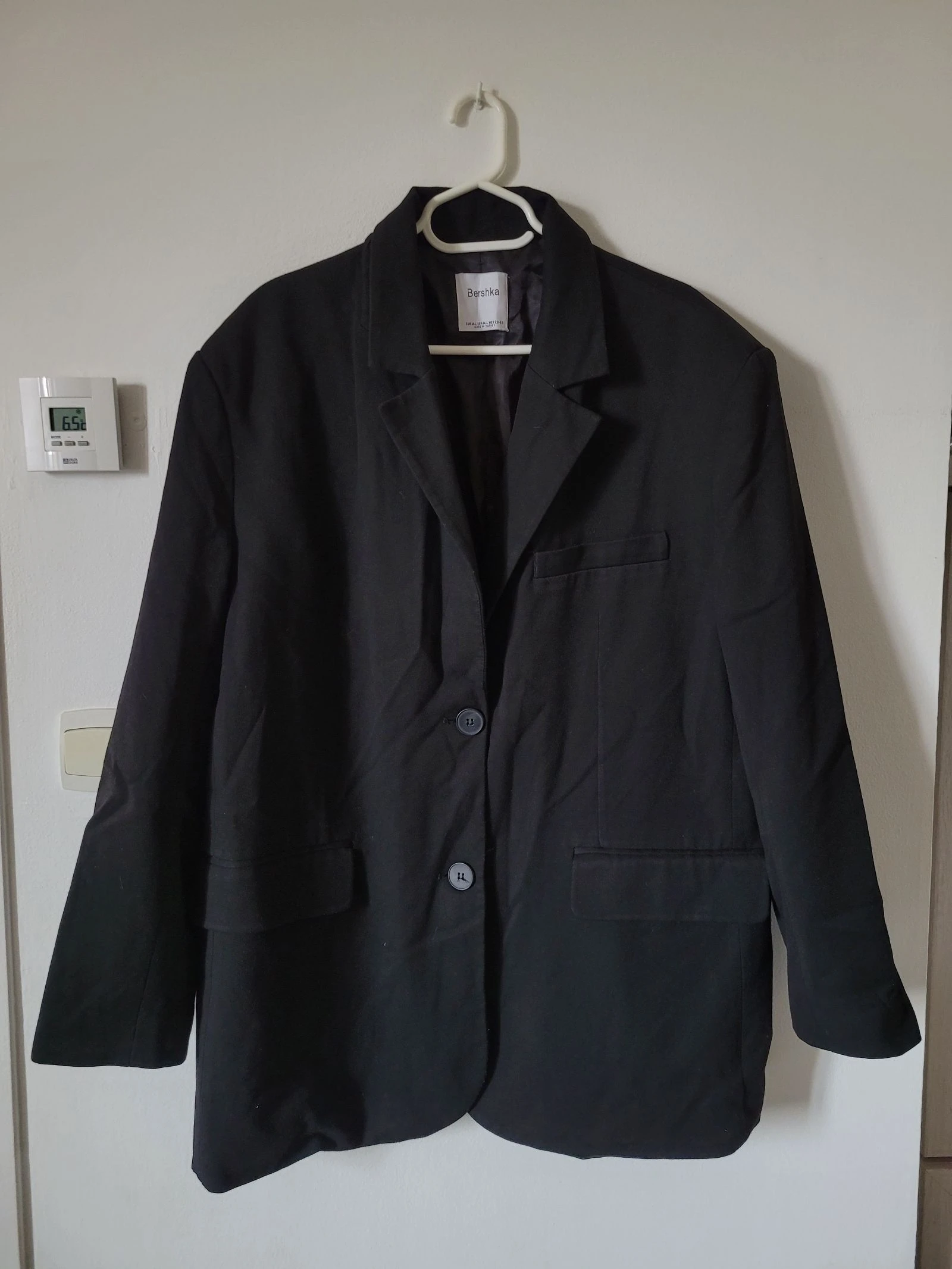 Blazer noir Bershka femme – Taille M/L